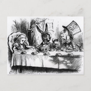 The Mad Hatter's Tea Party Postcard