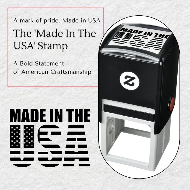 The 'Made In The USA' Stamp  (The 'Made In The USA' Stamp - A Bold Statement of American Craftsmanship)