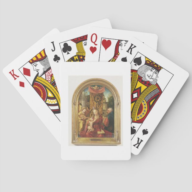 The Madonna and Child Enthroned Playing Cards (Back)