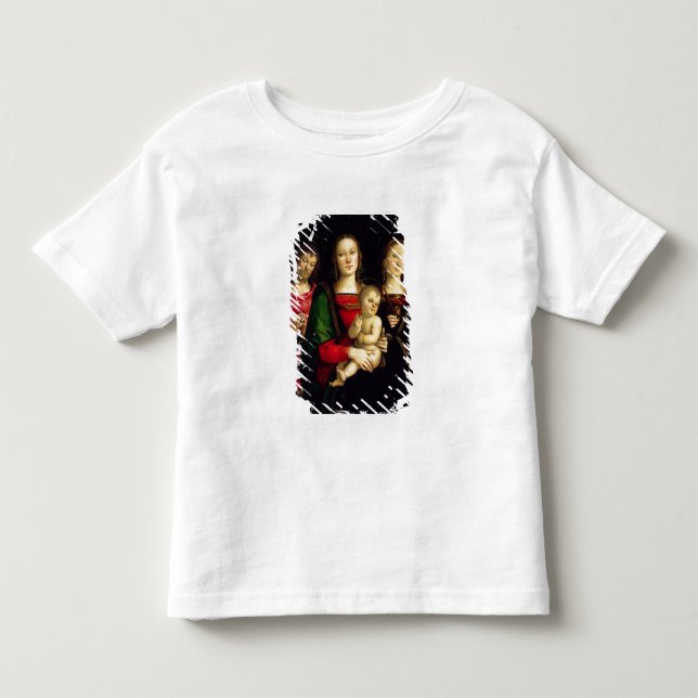The Madonna and Child with St. John the Baptist an Toddler T-Shirt (Front)