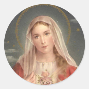 The Madonna Classic Round Sticker