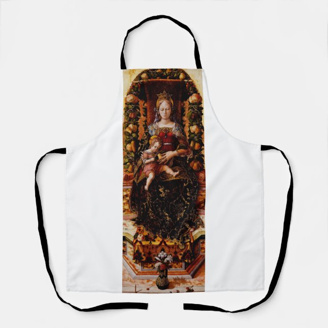 The Madonna della Candeletta by Carlo Crivelli Apron (Front)