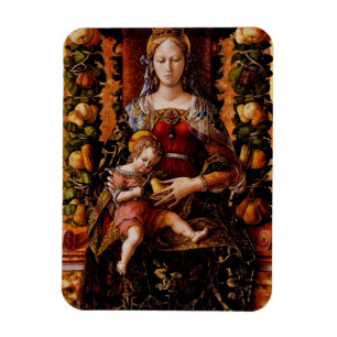 The Madonna della Candeletta by Carlo Crivelli Magnet