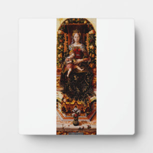 The Madonna della Candeletta by Carlo Crivelli Plaque