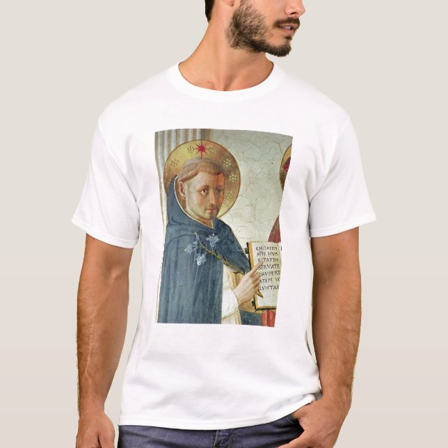 The Madonna delle Ombre, detail of St. Dominic T-Shirt (Front)