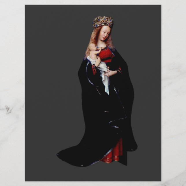 The Madonna in the Church by Jan van Eyck  Flyer (Front)