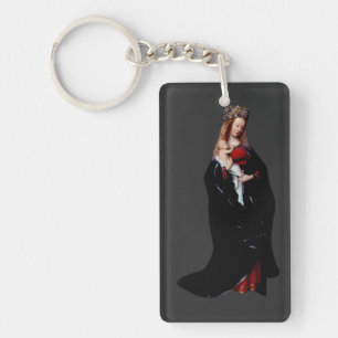 The Madonna in the Church by Jan van Eyck Key Ring