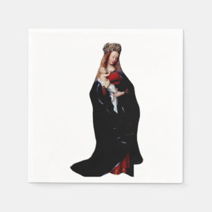 The Madonna in the Church by Jan van Eyck Napkin