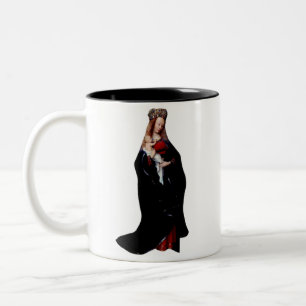The Madonna in the Church by Jan van Eyck Two-Tone Coffee Mug