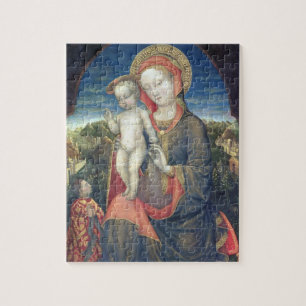 The Madonna of Humility adored by Leonello d'Este Jigsaw Puzzle
