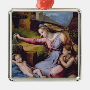 The Madonna of the Blue Diadem or The Madonna of t Metal Tree Decoration