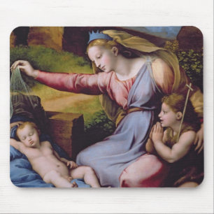 The Madonna of the Blue Diadem or The Madonna of t Mouse Pad