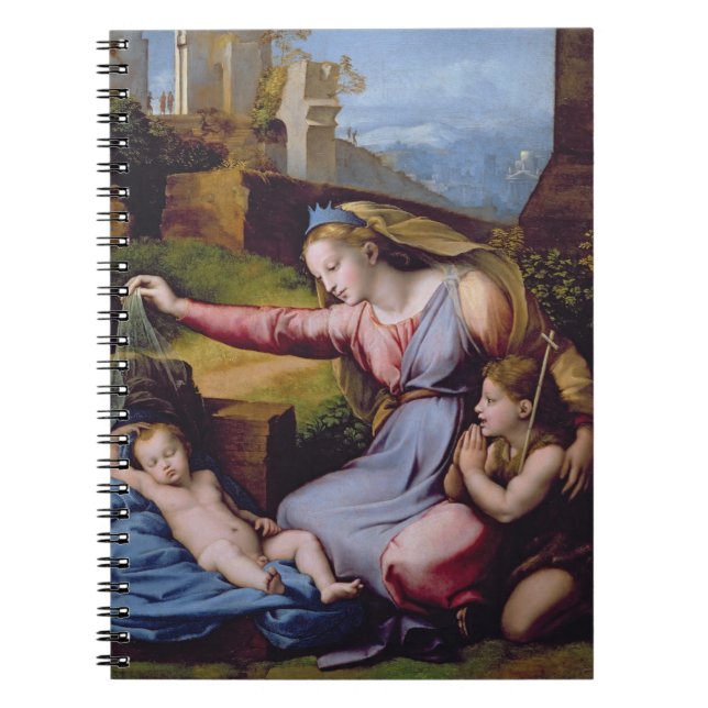 The Madonna of the Blue Diadem or The Madonna of t Spiral Notebook (Front)