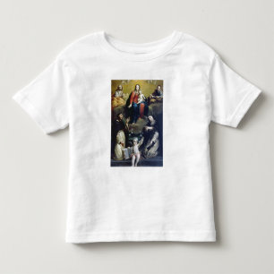 The Madonna of the Rosary with SS Dominic, Catheri Toddler T-Shirt