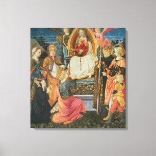 The Madonna of the Sacred Girdle, 1456 (tempera on Canvas Print