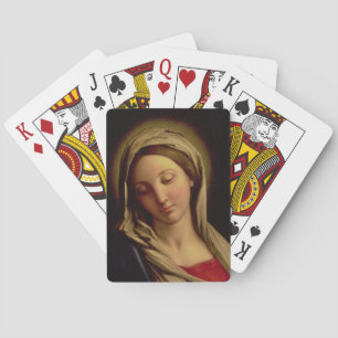 The Madonna Playing Cards