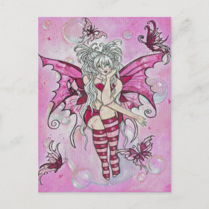 "The Magenta Fairy" postcard