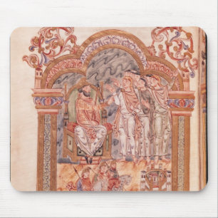 The Magi Visiting King Herod Mouse Pad