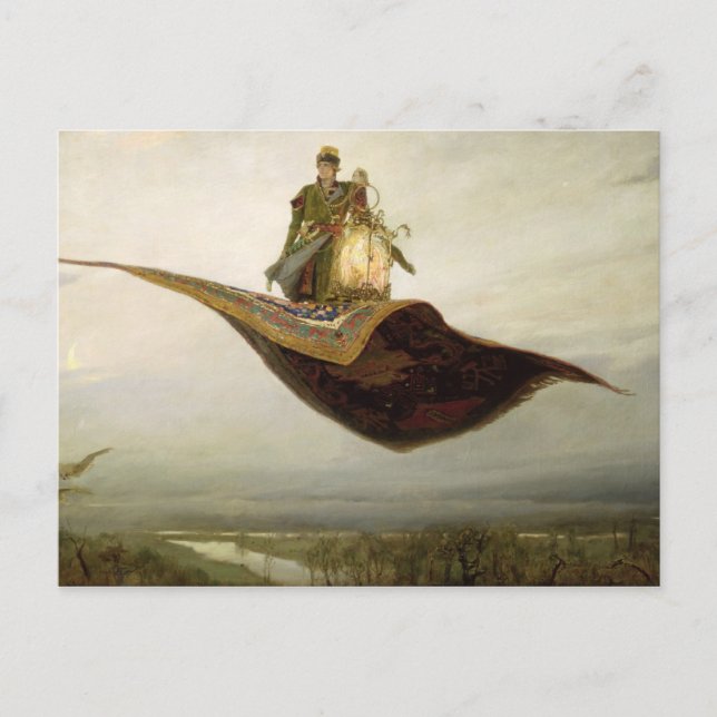 The Magic Carpet, 1880 Postcard (Front)