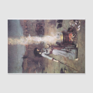 The Magic Circle by John William Waterhouse -1886  Tissue Paper