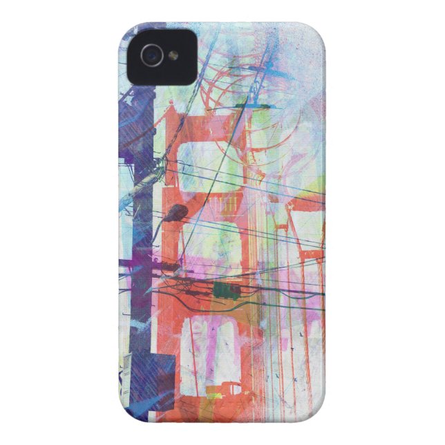 The Magic Electric Golden gate of san Francisco Ph Case-Mate iPhone Case (Back)