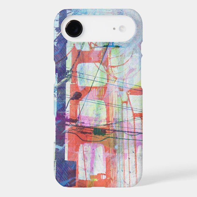 The Magic Electric Golden gate of san Francisco Ph Case-Mate iPhone Case (Back)