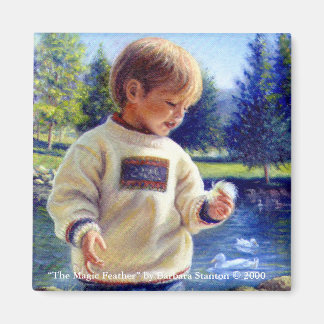 "The Magic Feather" Magnet