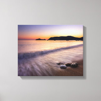 THE MAGIC HOUR ON THE COAST CANVAS PRINT