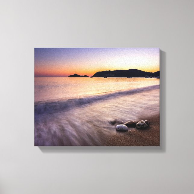 THE MAGIC HOUR ON THE COAST CANVAS PRINT (Front)