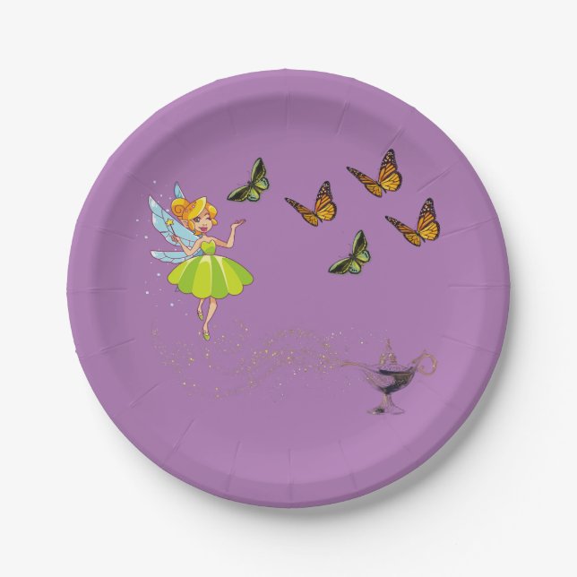 The magic lamp paper plate (Front)
