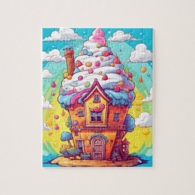 The magic land of sweets jigsaw puzzle (Vertical)