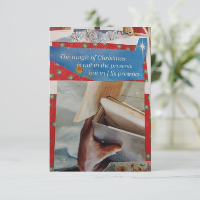 The Magic of Christmas Card (Standing Front)
