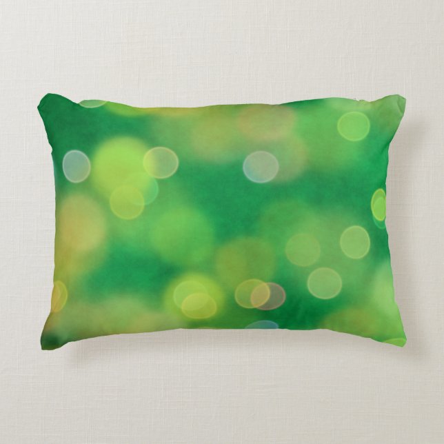 The Magic Of Christmas Pattern (green) Decorative Cushion (Front)
