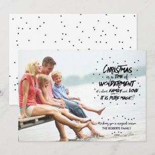 The magic of Christmas Photo Holiday Card