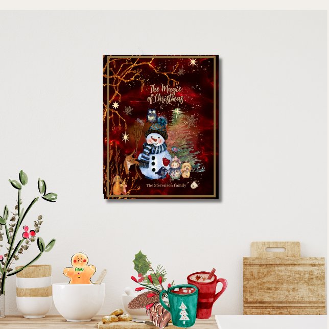 The Magic of Christmas Red  Poster (The Magic of Christmas Red Poster)