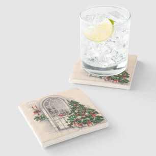 The Magic of Christmas Stone Coaster