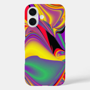 The Magic of Colours Abstract 3D Rainbowart iPhone 16 Case