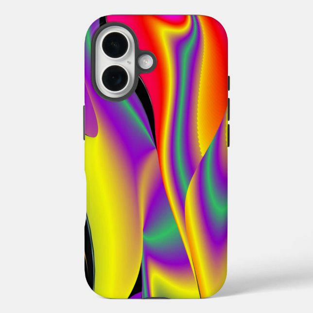 The Magic of Colours Abstract 3D Rainbowart Case-Mate iPhone Case (Back)