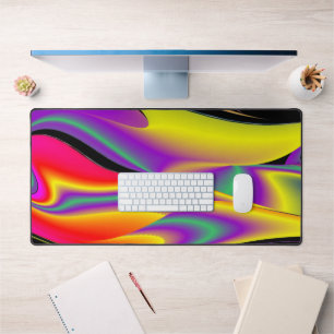 The Magic of Colours Abstract 3D Rainbowart Desk Mat