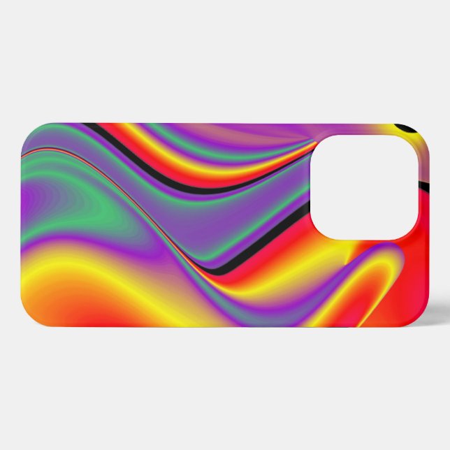 The Magic of Colours Abstract 3D Rainbowart iPhone Case (Back Horizontal)