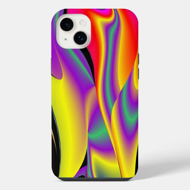 The Magic of Colours Abstract 3D Rainbowart iPhone Case (Back)