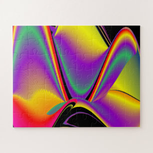 The Magic of Colours Abstract 3D Rainbowart Jigsaw Puzzle