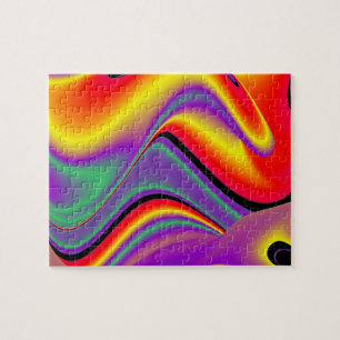 The Magic of Colours Abstract 3D Rainbowart Jigsaw Puzzle