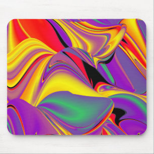 The Magic of Colours Abstract 3D Rainbowart Mouse Pad