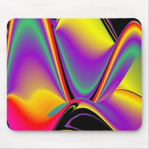 The Magic of Colours Abstract 3D Rainbowart Mouse Pad