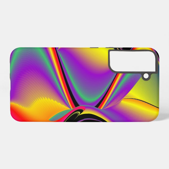 The Magic of Colours Abstract 3D Rainbowart Samsung Galaxy S22+ Case (Back Horizontal)