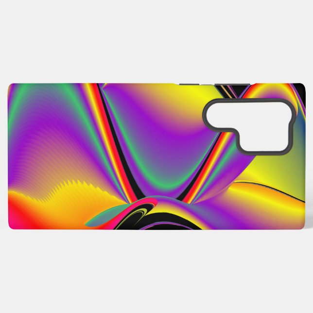 The Magic of Colours Abstract 3D Rainbowart Samsung Galaxy S22 Ultra Case (Back Horizontal)