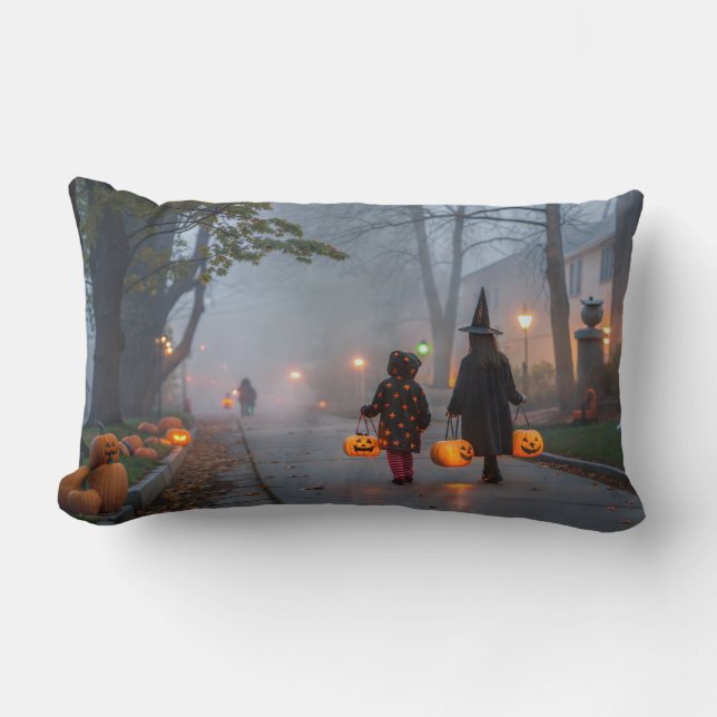 The Magic of Halloween Night Lumbar Cushion (Front)
