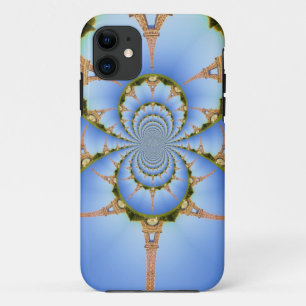 The Magic of Paris: Geometric Eiffel Tower Design Case-Mate iPhone Case