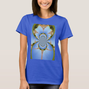 The Magic of Paris: Geometric Eiffel Tower Design T-Shirt